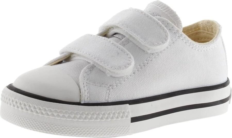 Kindersneakers Canvas Lage Schoenen Dagelijks Gebruik Praktische Klittenbandsluiting