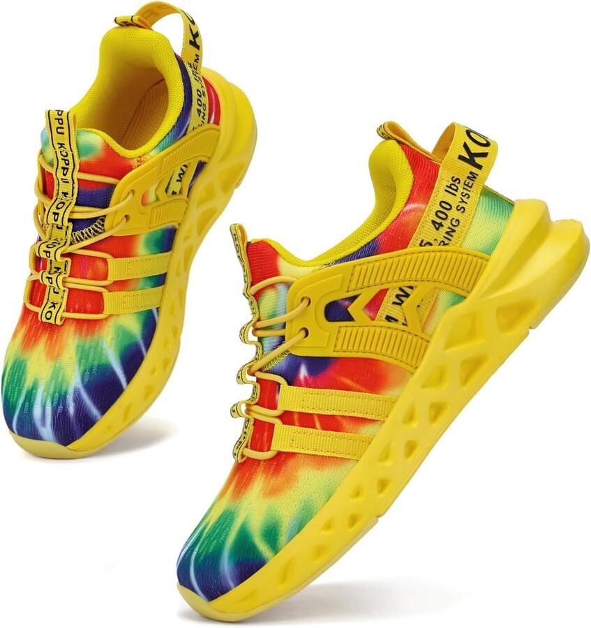 Kindersneakers Ade d Lichtgewicht Sport- en Tennisschoenen voor School en Gym