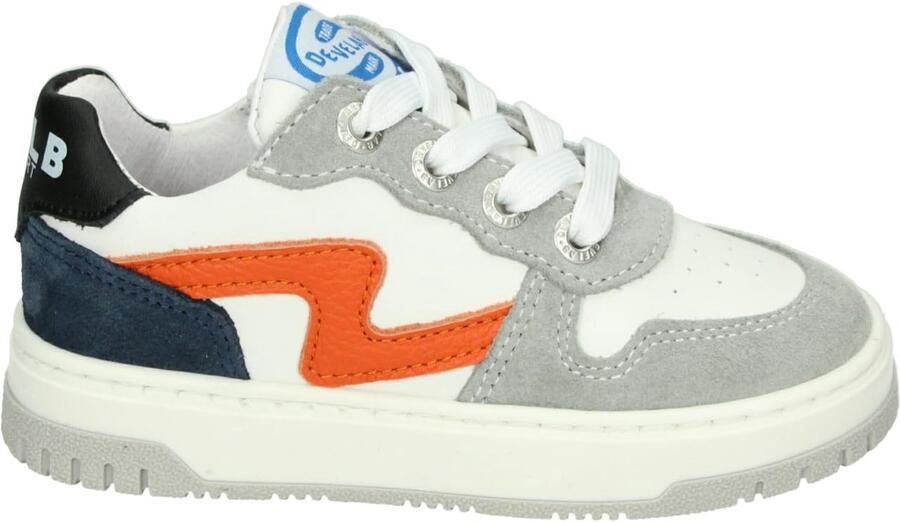 Kindersneakers Leer en Suède Wit