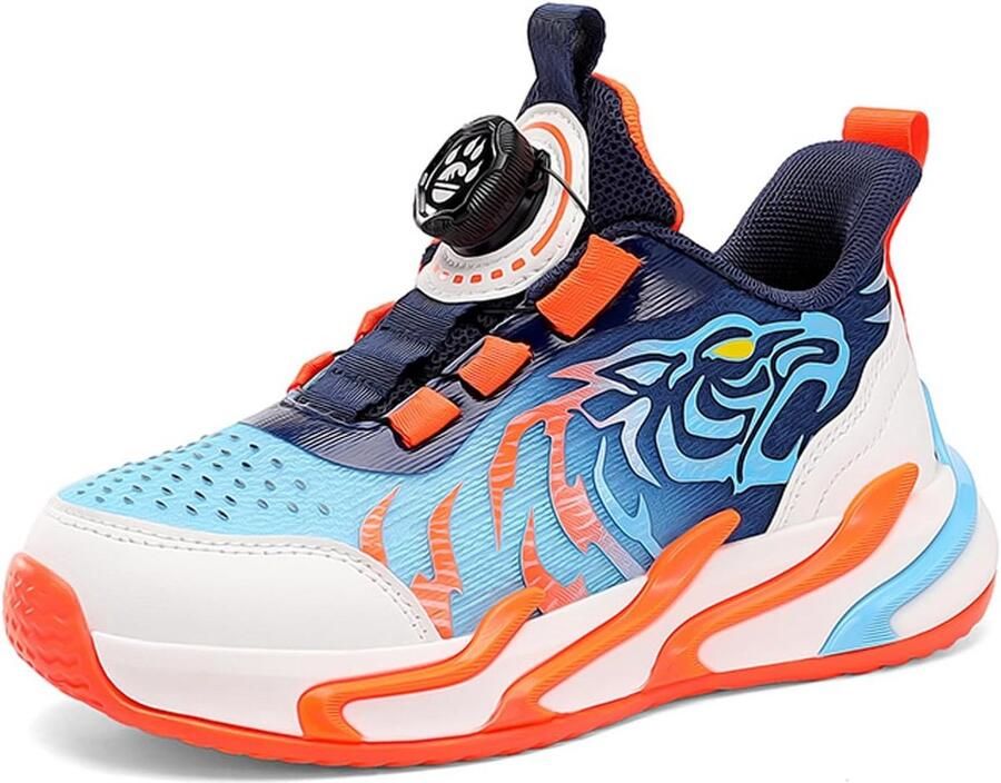 Kindersneakers Loopschoenen met Draken- en Tijgermotief Comfortabele Sportschoenen voor en