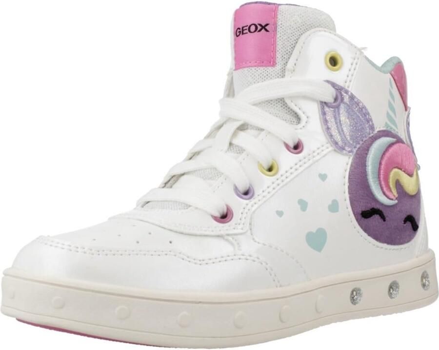 Kindersneakers Meidenschoenen Dagelijks Gebruik Ademend Materiaal 28 EU Wit Multi