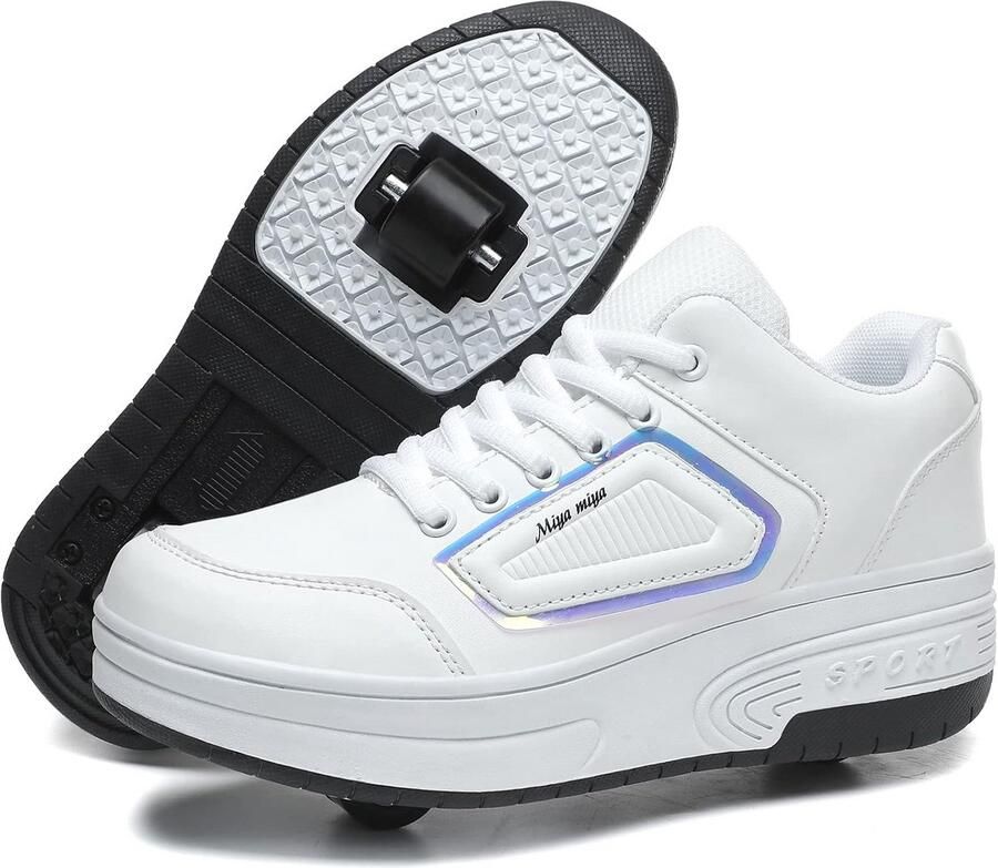 Kindersneakers met Intrekbare Wielen voor Buitenactiviteiten