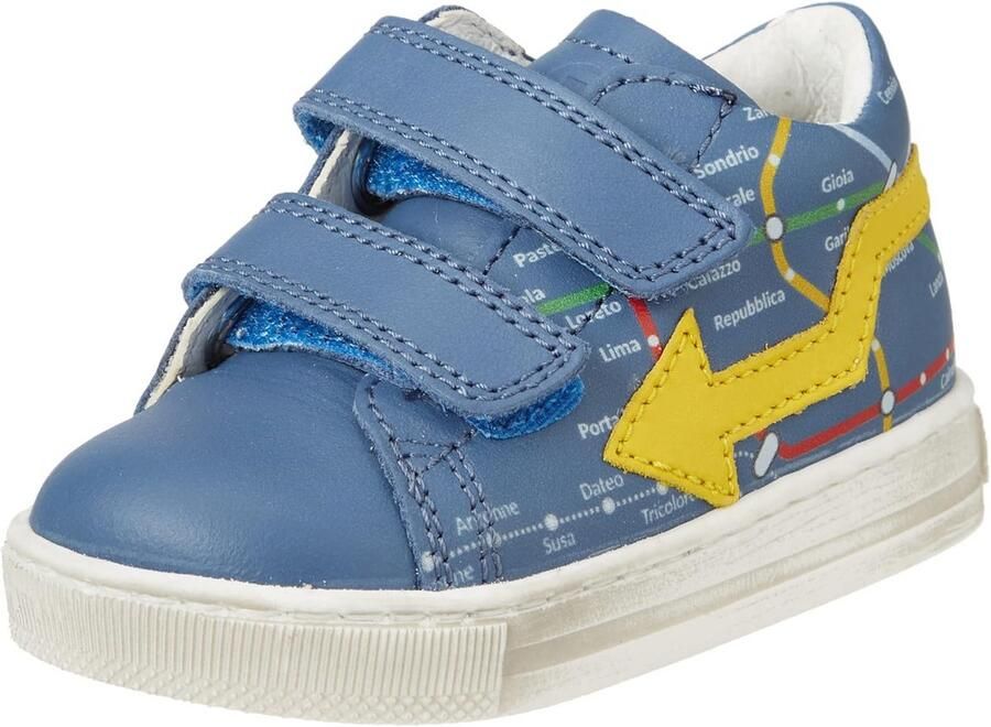 Kindersneakers met klittenband en leer voor jongens