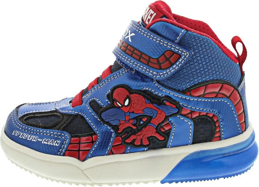 Kindersneakers met Lichtjes en Klittenband Ademende Basketbalschoen