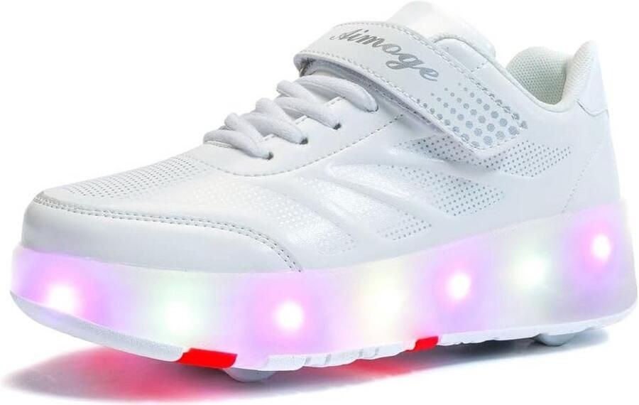 Kindersneakers met Wielen en Licht Oplaadbare Skateschoenen voor en