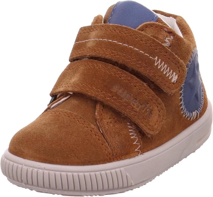 Kindersneakers voor Jongens Suède en Textiel met Klittenbandsluiting WMS