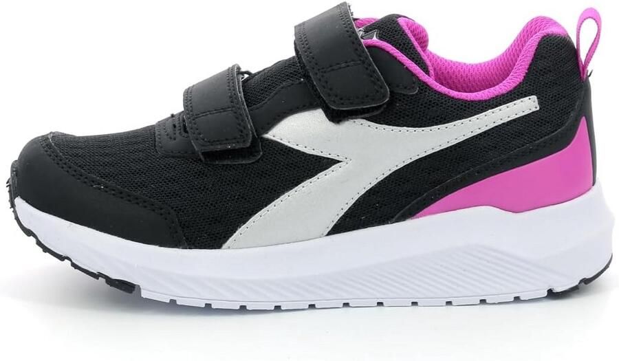 Kindersneakers Zwart Zilver Wit Duurzame Sportschoenen