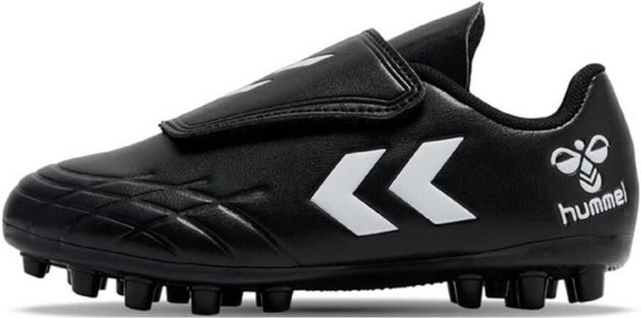 Kindervoetbalschoenen met klittenband Voor kinderen Zwart
