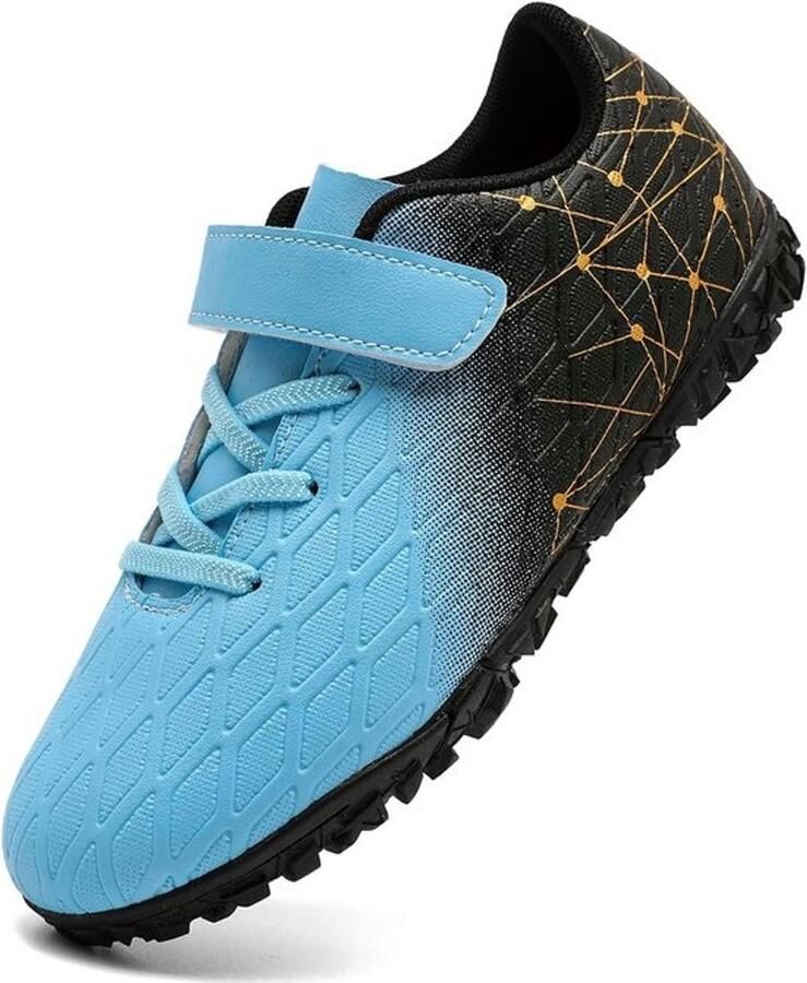 Kindervoetbalschoenen met Lage Noppen voor Kunstgras en Binnen Antislip Trainingsschoenen voor en