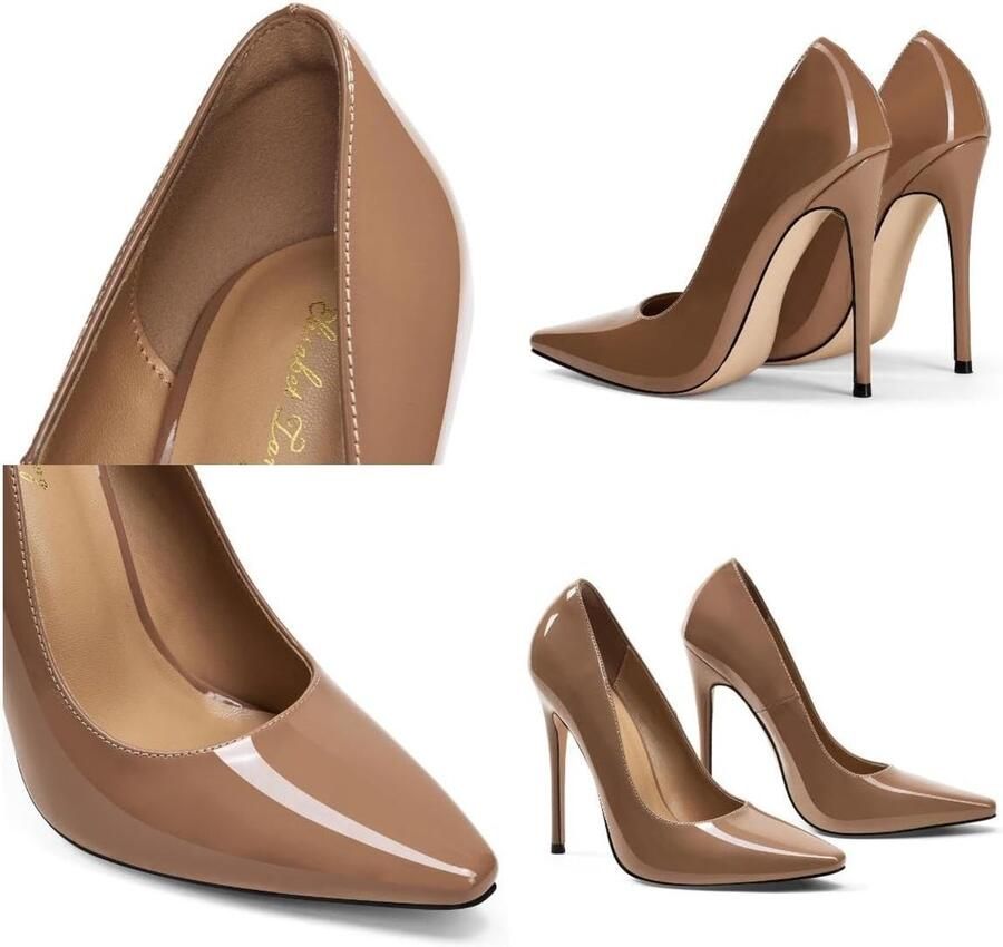 Klassieke damesschoenen hak vierkant kant gesloten stiletto slip-on hoge hakken comfortabele schoenen dagelijks feest werk