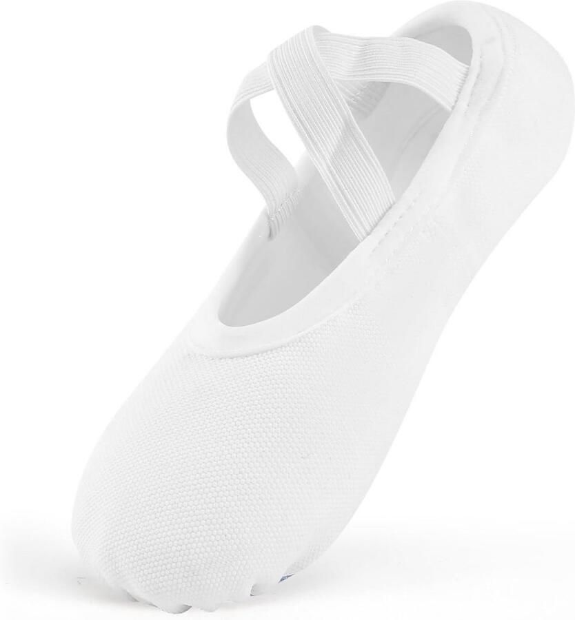 Klassieke Dansschoenen Elastisch Half Kant Ballerina's voor Meisjes en Dames