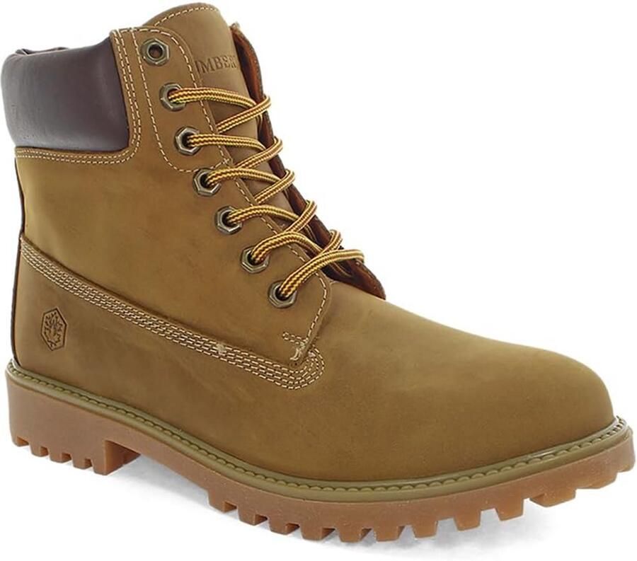 Klassieke Enkellaars met Echt Leer voor en