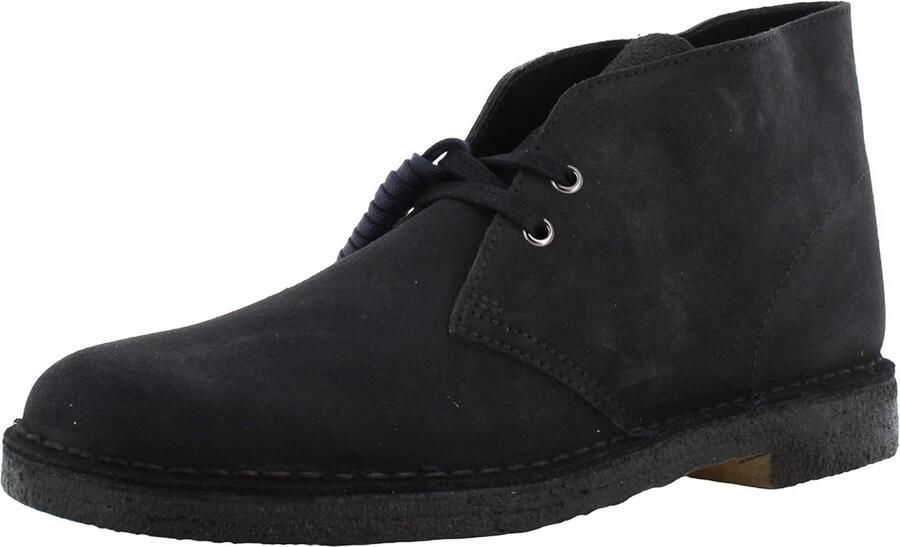 Klassieke Enkellaars met Suède Bovenwerk en Crêpezool