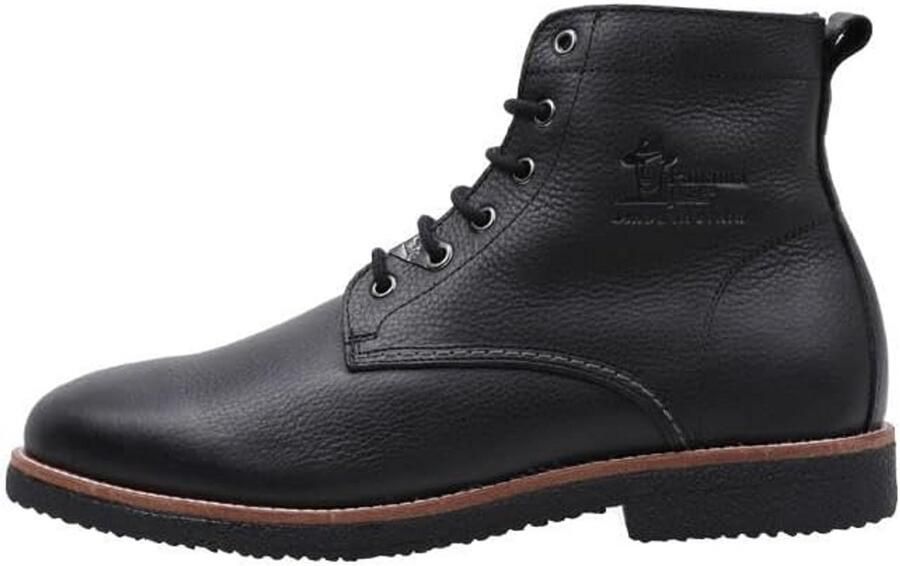 Heren Klassieke Enkellaarzen Met Vetersluiting