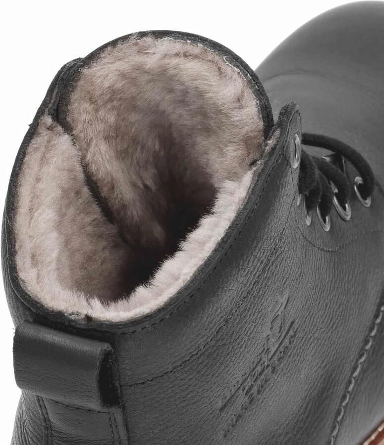 Klassieke heren laarzen met lamsvachtvoering