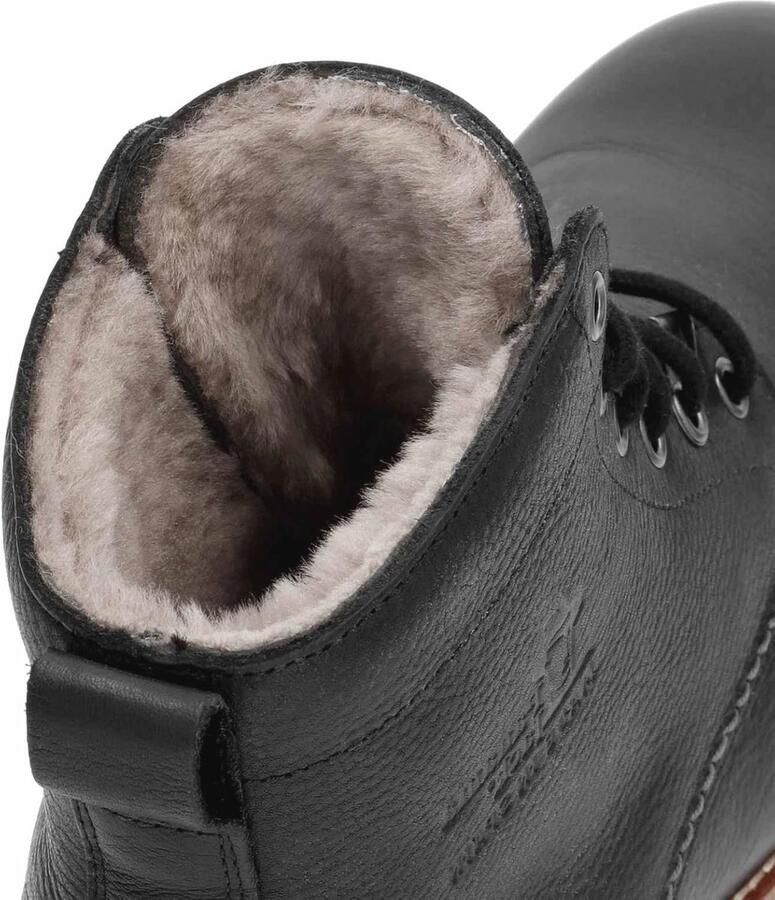 Klassieke heren laarzen met lamsvachtvoering