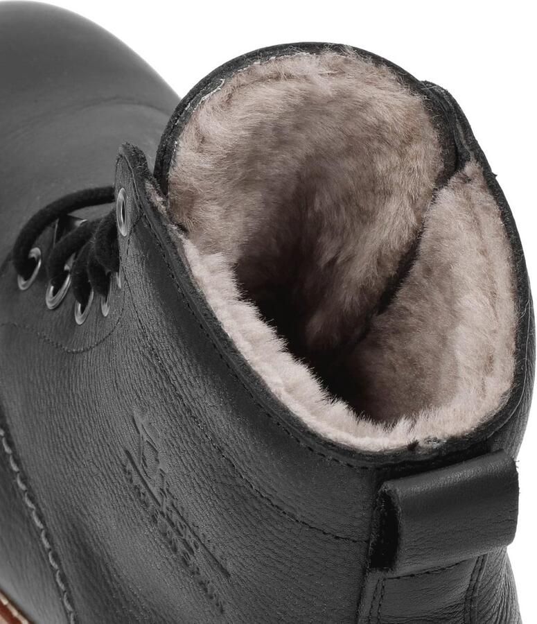 Klassieke heren laarzen met lamsvachtvoering