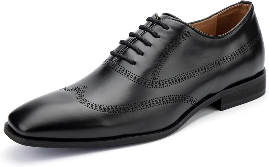 Klassieke Heren Oxford Schoenen met Veters Elegante Kostuumschoenen