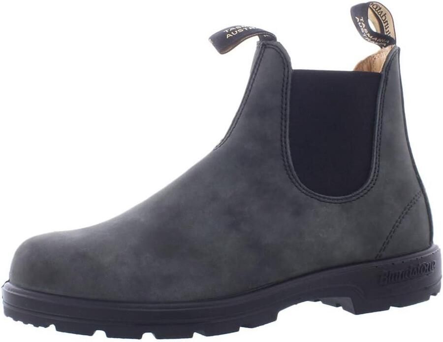 Klassieke Leren Enkellaarzen voor Volwassenen met Comfortabele Demping