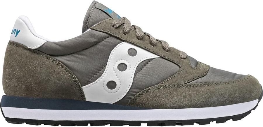 Klassieke Lichte Sneakers met Suède en Nylon Bovenwerk