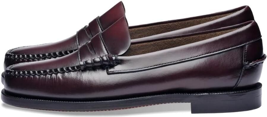 Klassieke Mocassins Dames Loafers Dagelijks Gebruik Handgestikt Leer Bruin