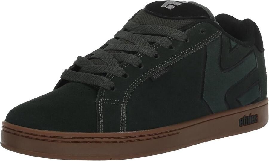 Klassieke Skate Schoenen voor Heren Wit Groen