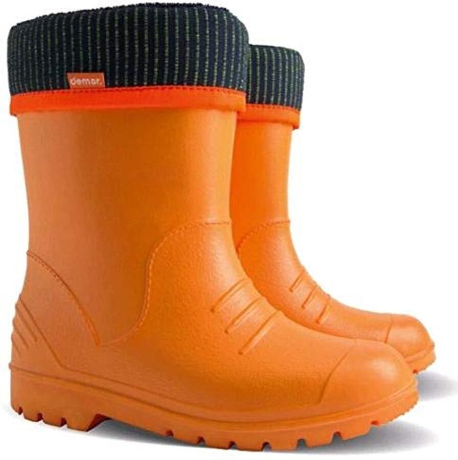 Kleurige Kinder Rubberlaarzen met Binnenschoen Lichte Thermolaarzen voor Kids