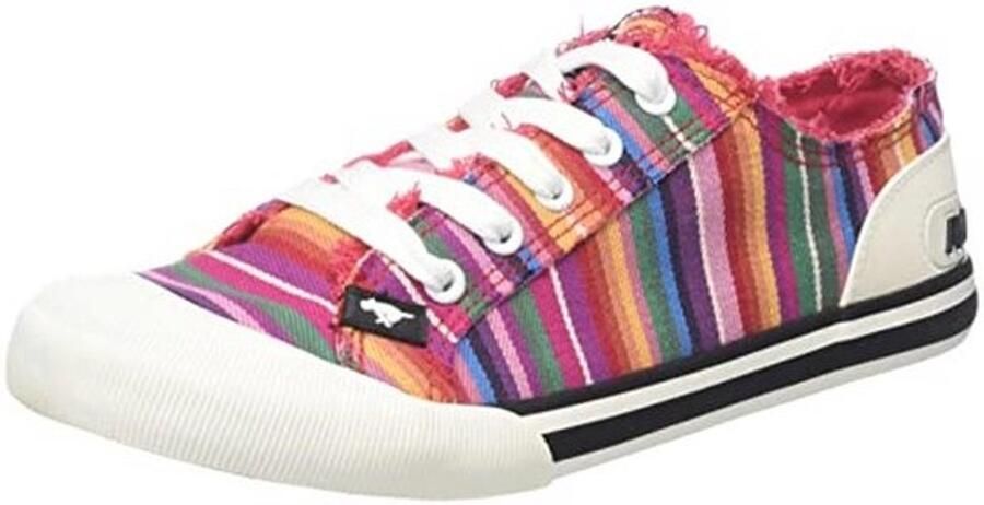 Kleurige Sneaker voor Dames Regenboog Gestreept Wandelschoen