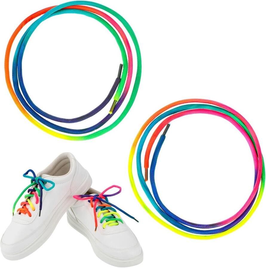 Kleurige Vervangende Rondelle Touwtjes voor Sneakers Laarzen en Sportieve Activiteiten