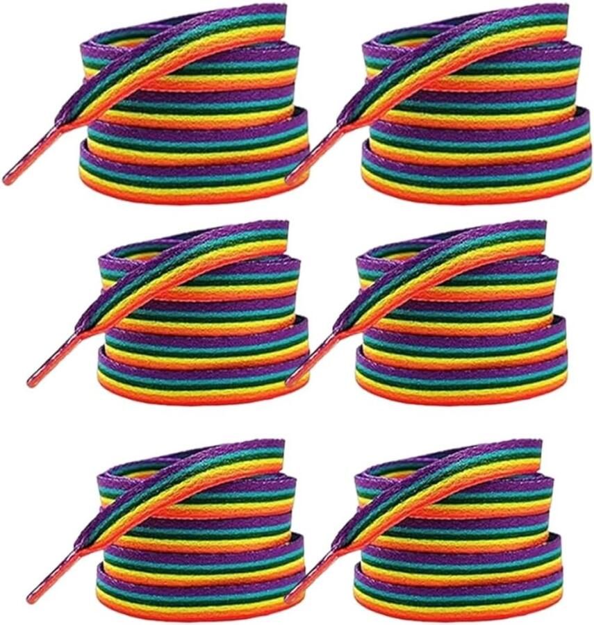 Kleurige Neon Schoenveters voor Sportieve Sneakers 120 140 Ideaal voor Mode en Accessoires