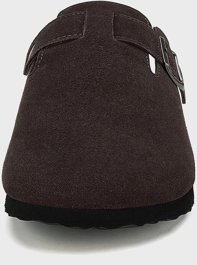 Clogs dames 36-42 suede mules antislip comfortabele slippers ShopVlot