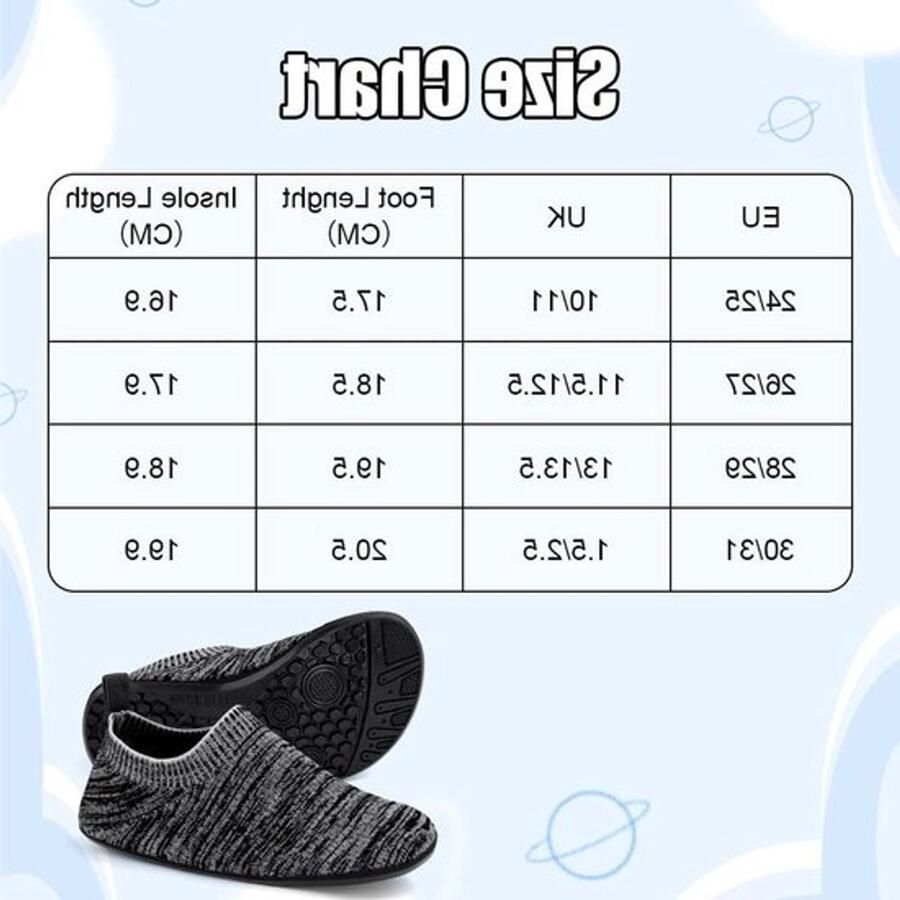 Knitted Kids Slippers Zachte antislipsokken met rubberen zool voor en