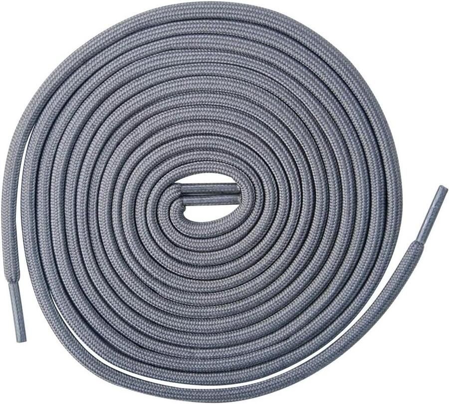 Knixmax Flat Round Laces for Work Shoes Walking Shoes and Trekking Shoes Extremely Tear-resistant Waxed Shoelaces ø 5-8mm Length