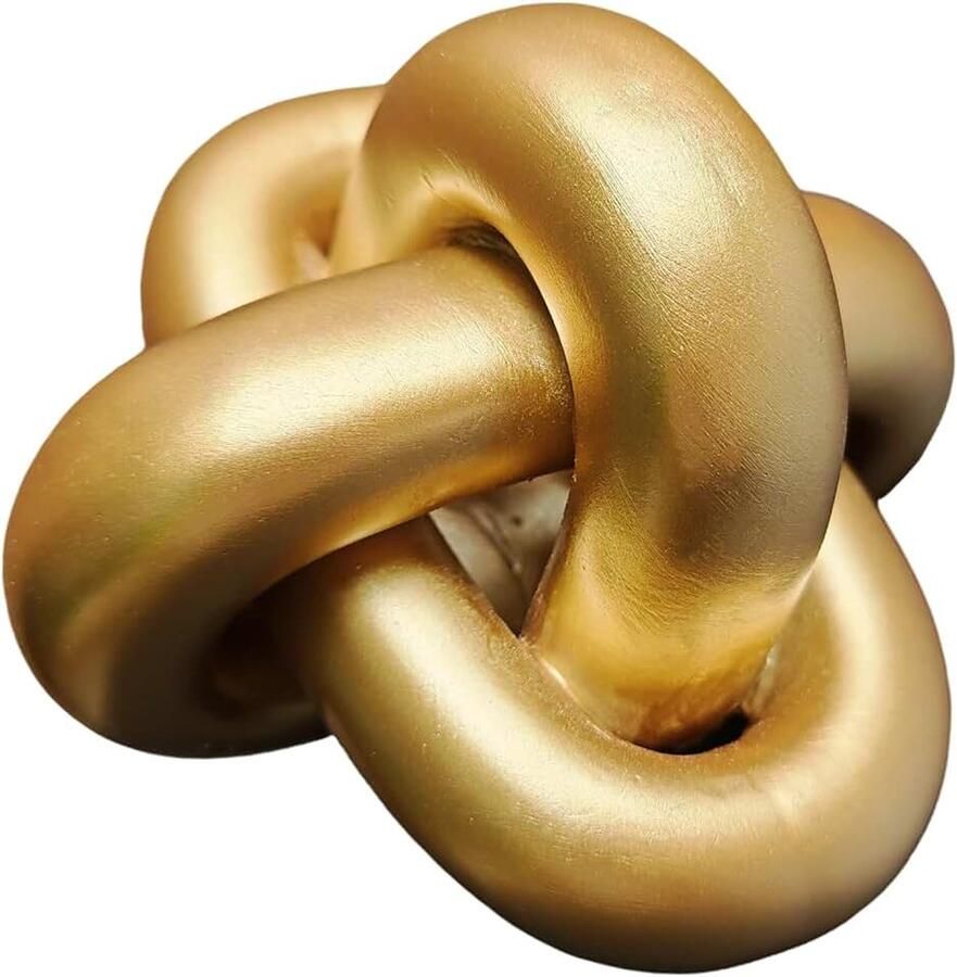 Knoop standbeeld sculptuur hars ornamenten voor woonkamer decoratieve woonaccessoires voor plank decor slaapkamer en keuken ornamenten