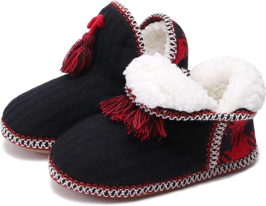 Knuffelige pantoffels voor dames hoogwaardig warm binnengevulde huislaarzen antislip huttenschoenen voor winter