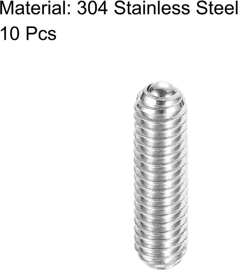 Kogelschroeven M3 x 10 mm roestvrij staal 304 metrisch met binnenzeskant stuks