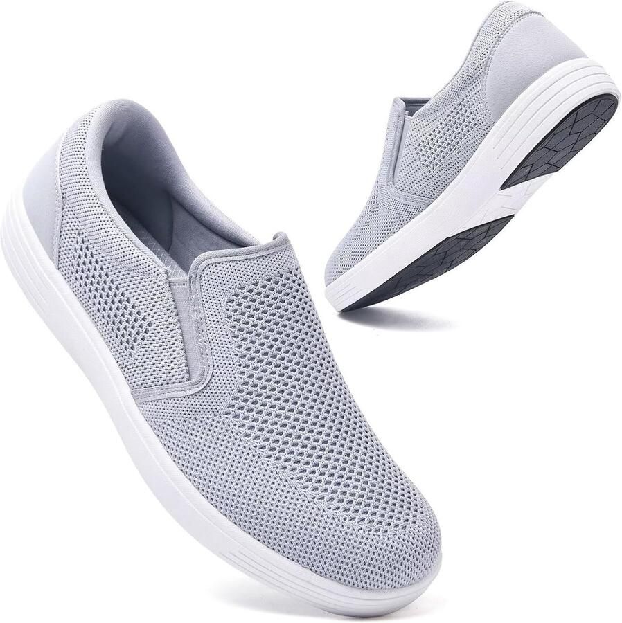 Konhill Heren Slip-on Bootschoenen Ademend Mesh & Ultralicht Perfect voor Strand en Vrije Tijd