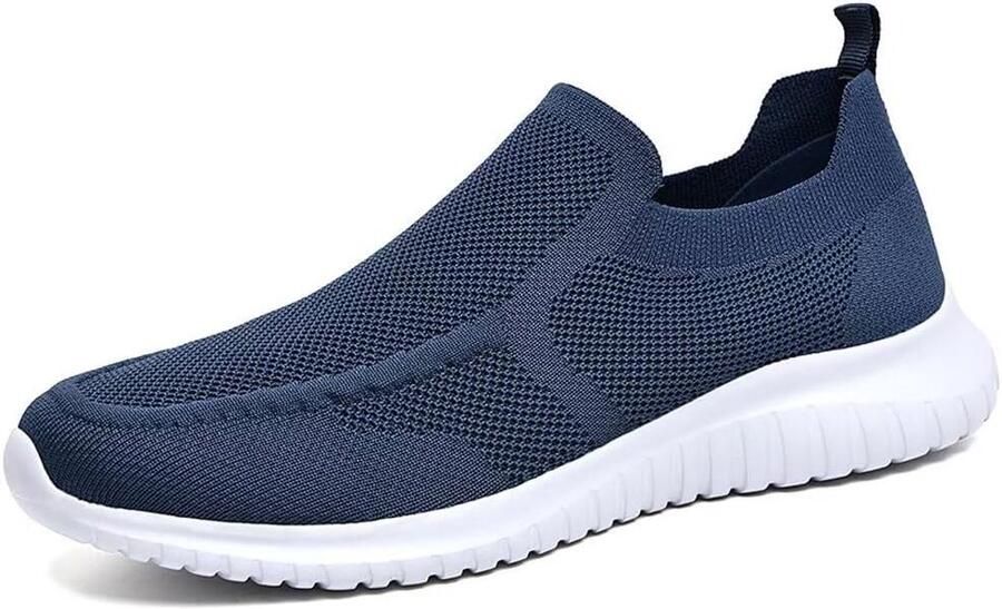 Konhill Slip-On Sport Schoenen Heren Lichtgewicht Ademend & Comfort voor Wandelen Fitness en Dagelijks Gebruik zonder Veters