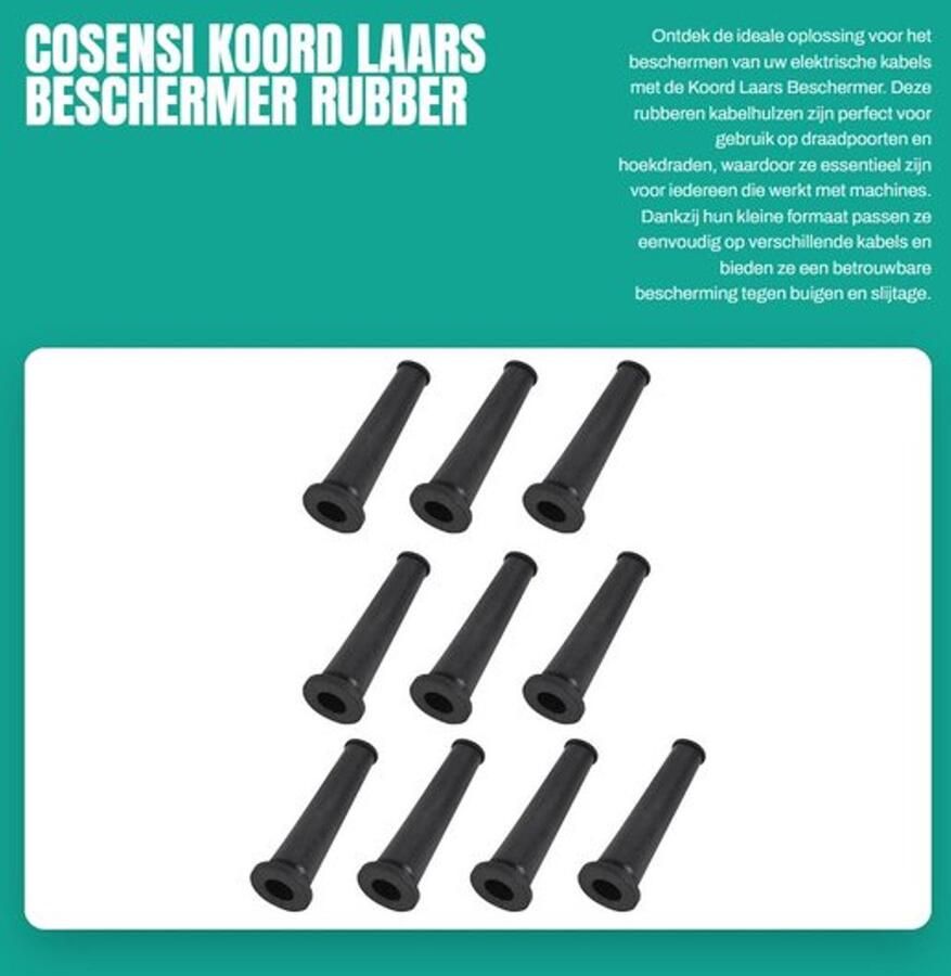 Koord Laars Beschermer Rubber Kabelhuls Bescherming tegen slijtage Kleine afmetingen Elektrische boor accessoires Ideaal voor