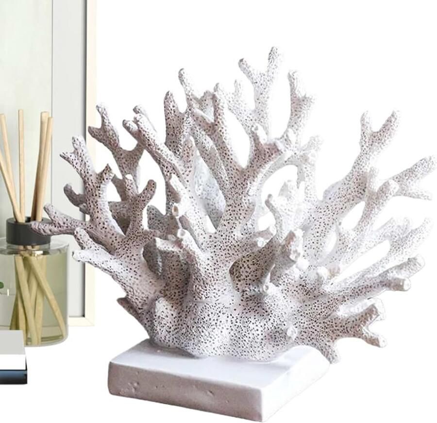 Koraal decor Mini koraal kunstmatig Corall realistische decoratieve sculptuur nautische ornament woondecoraties voor entreehal wijnkast badkamer woondecoratie koralen tak