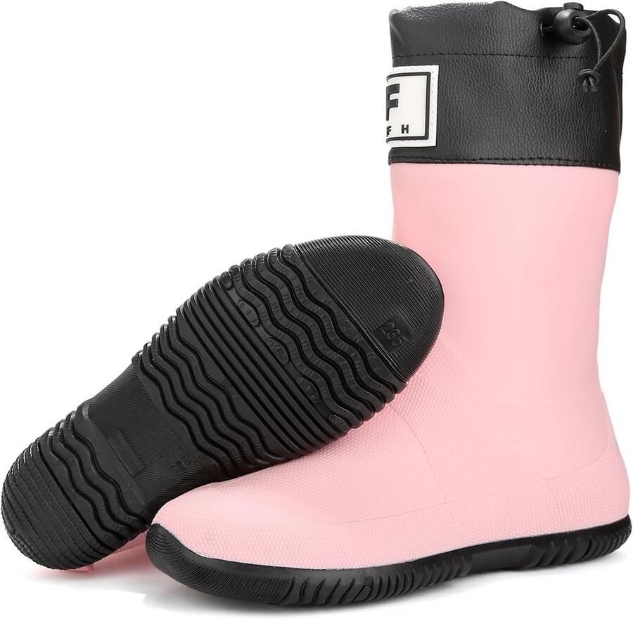 Korte Antislip Rubberen Regenlaarzen voor en Waterdicht en Ade d