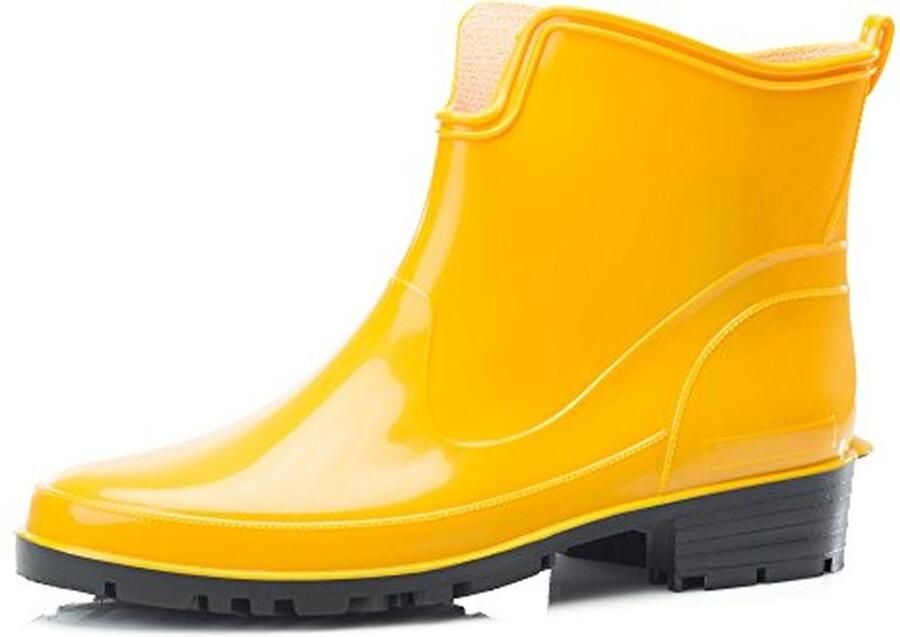 Korte Dames Regenlaarzen van Rubber Comfortabel en Duurzaam
