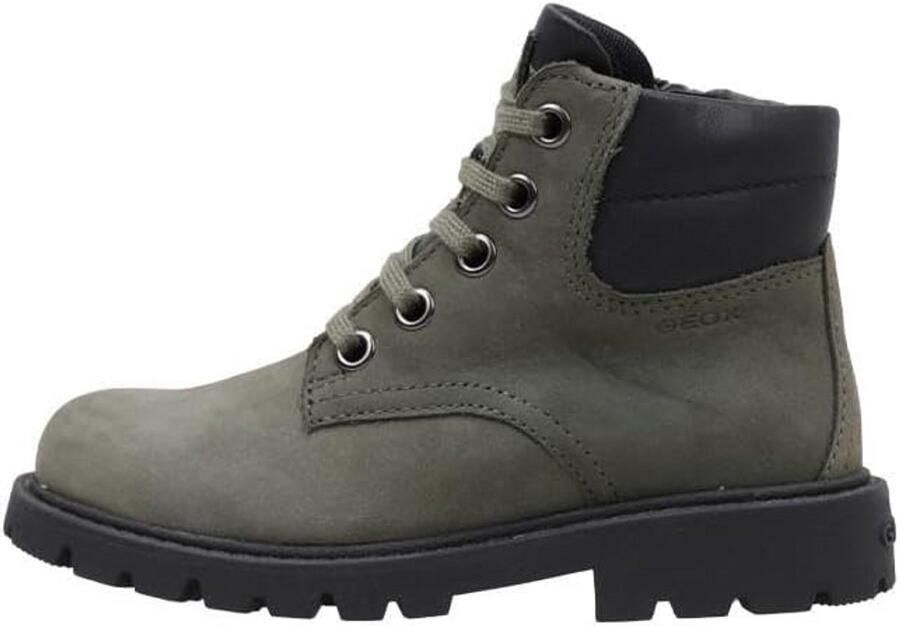 Korte Jongenslaarzen met Ademende Zool Leer en Nubuck Stijl