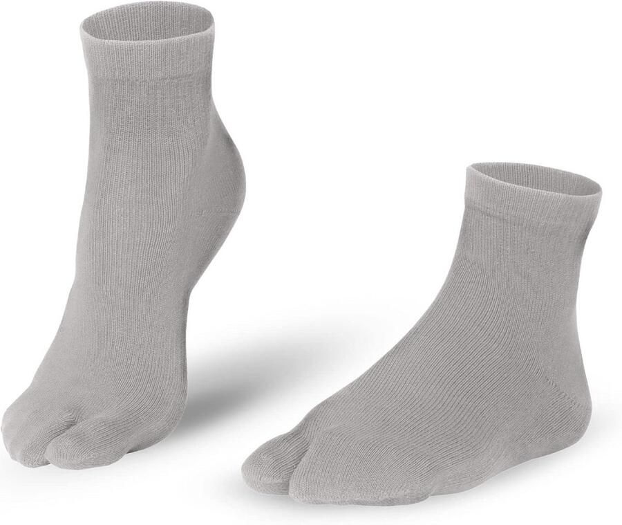 Korte Katoenen Tabi Sokken met Gescheiden Grote Teen voor Teenslippers en Japanse Schoenen