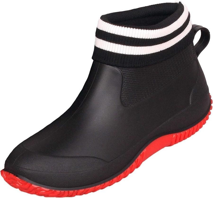 Korte Rubberen Regenlaarzen Antislip Gevoerde Waterdichte Tuinlaarzen Unisex
