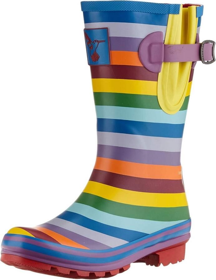 Korte Rubberlaarzen Dames met Kippenprint Waterdicht en Comfortabel