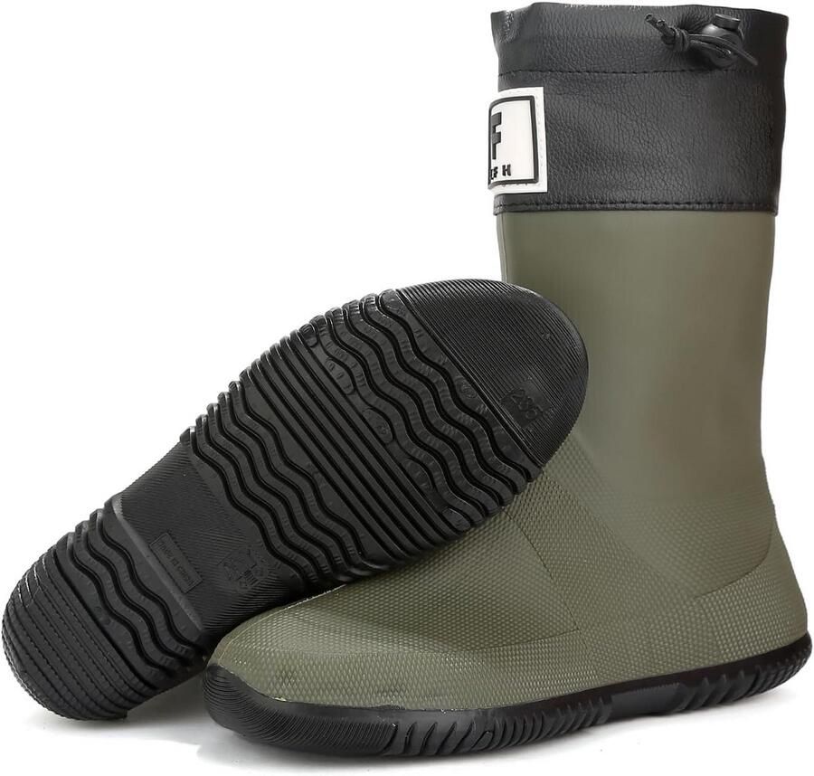 Korte Rubberlaarzen Waterdicht & Antislip Unisex Regenlaarzen voor Tuin & Outdoor