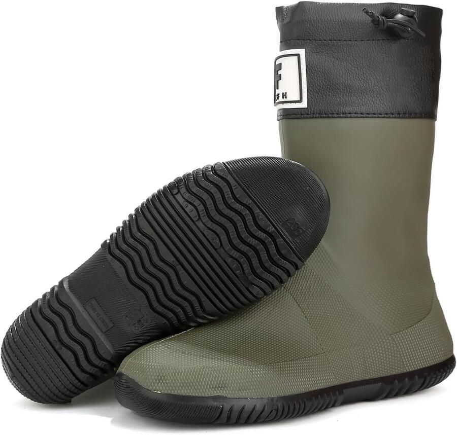 Korte Rubberlaarzen Waterdicht & Antislip Unisex Regenlaarzen voor Tuin & Outdoor