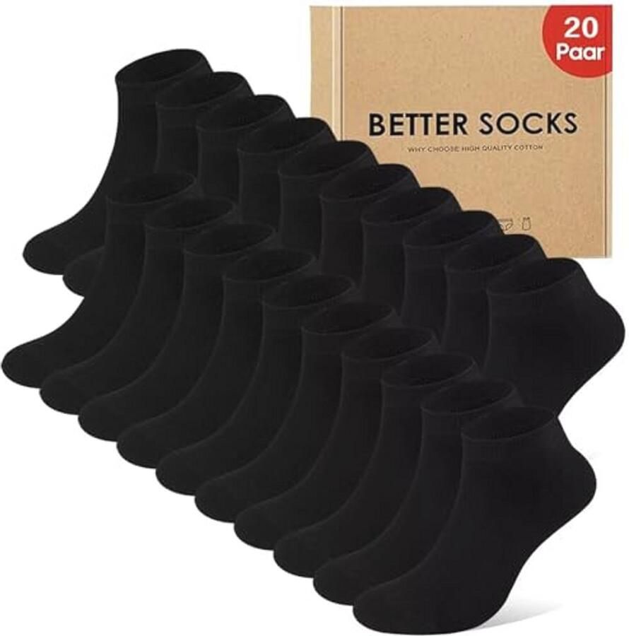 Korte Sneakersokken voor en Katoenen Sportsokken Ade d en Antitranspirant