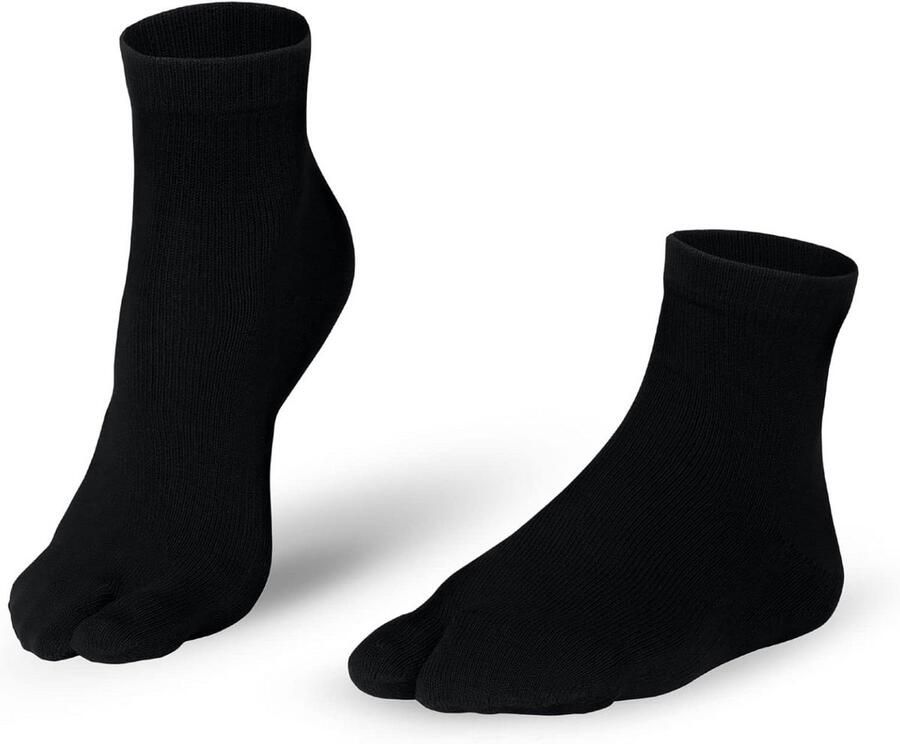 Korte Tabi Sokken met Gescheiden Grote Teen voor Teenslippers en Tai-schoenen